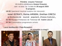 Vă invităm la sărbătoarea orașului Telenești